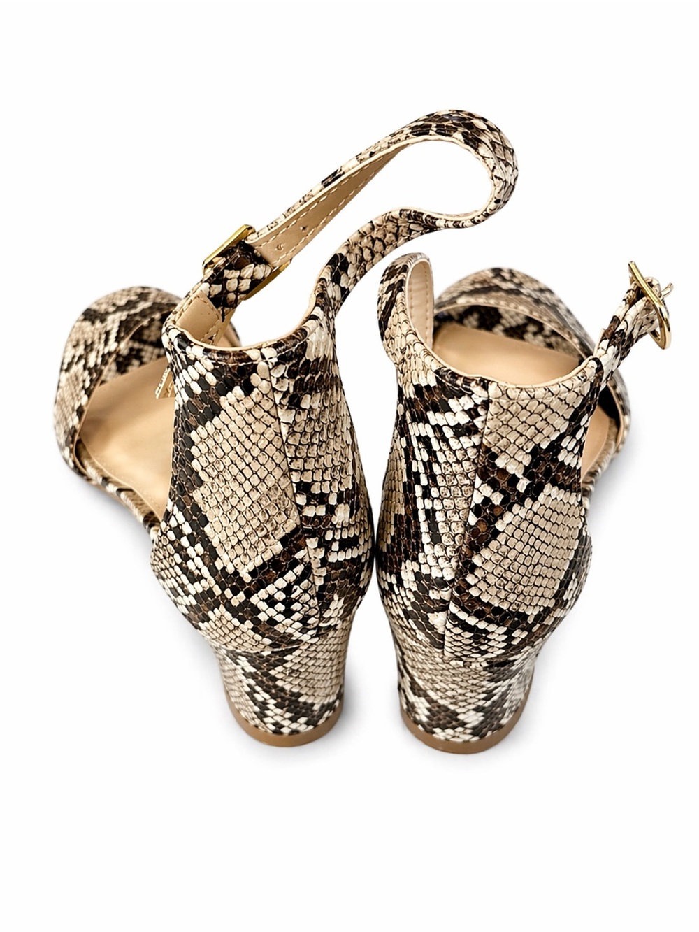 New in Box Animal Print Sandal Heels 8M - Picture 4 of 7